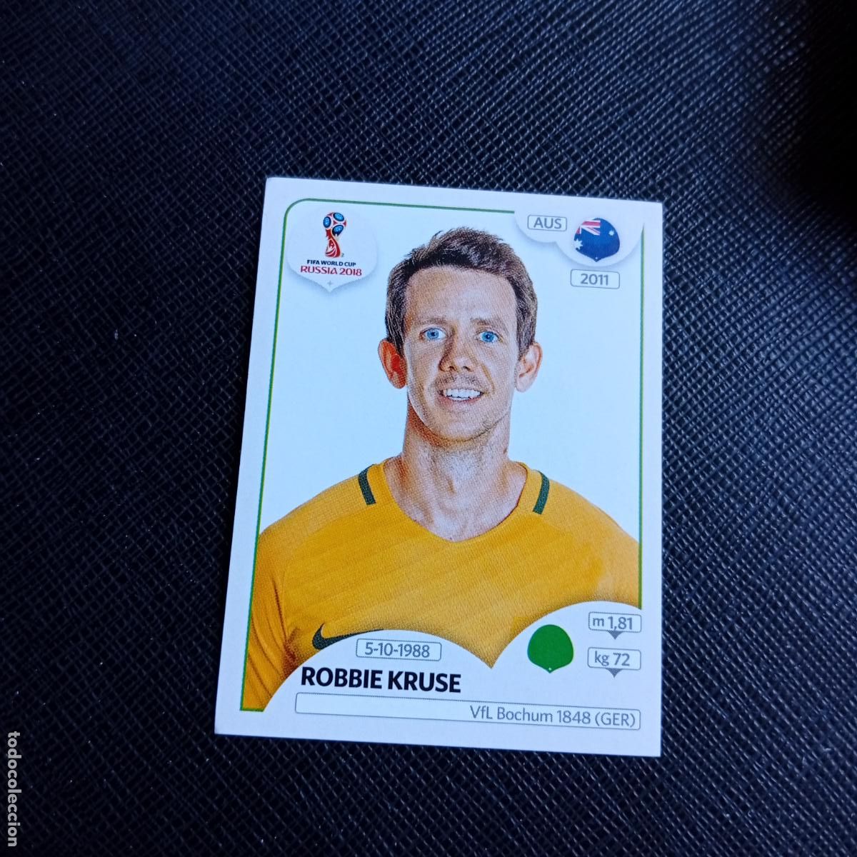 Cromos de f&uacute;tbol: 231 ROBBIE KRUSE AUSTRALIA PANINI MUNDIAL RUSIA 2018 CROMO FUTBOL 18 - SIN PEGAR - /CJ2