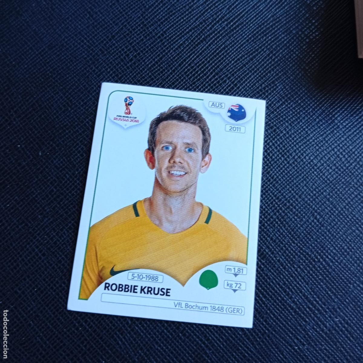 Cromos de f&uacute;tbol: 231 ROBBIE KRUSE AUSTRALIA PANINI MUNDIAL RUSIA 2018 CROMO FUTBOL 18 - SIN PEGAR - /CJ2