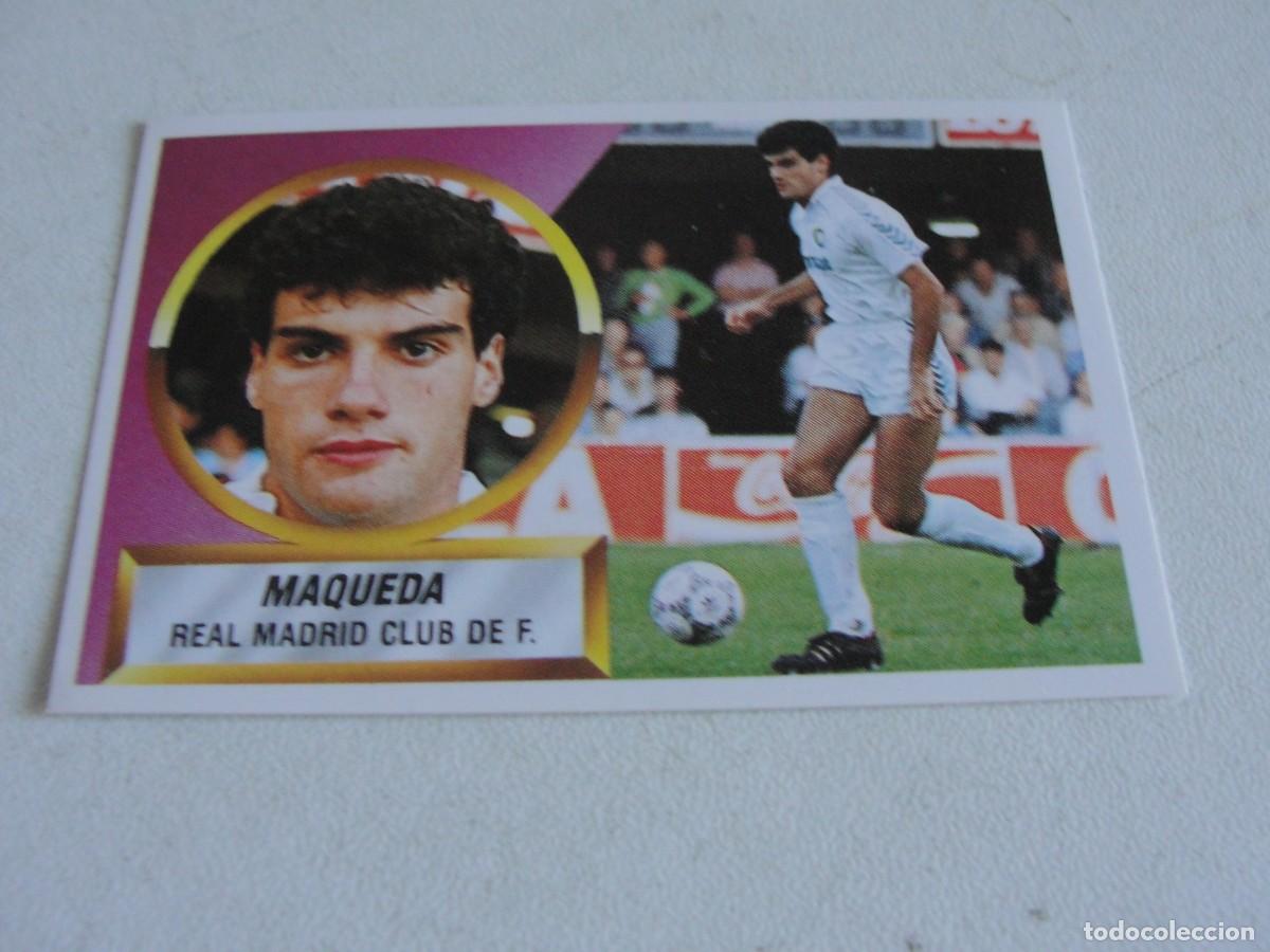 Cromos de f&uacute;tbol: LIGA ESTE 88 89 - REAL MADRID - N&ordm; 13 A / MAQUEDA - SIN PEGAR JAMAS - IMPECABLE ESTADO