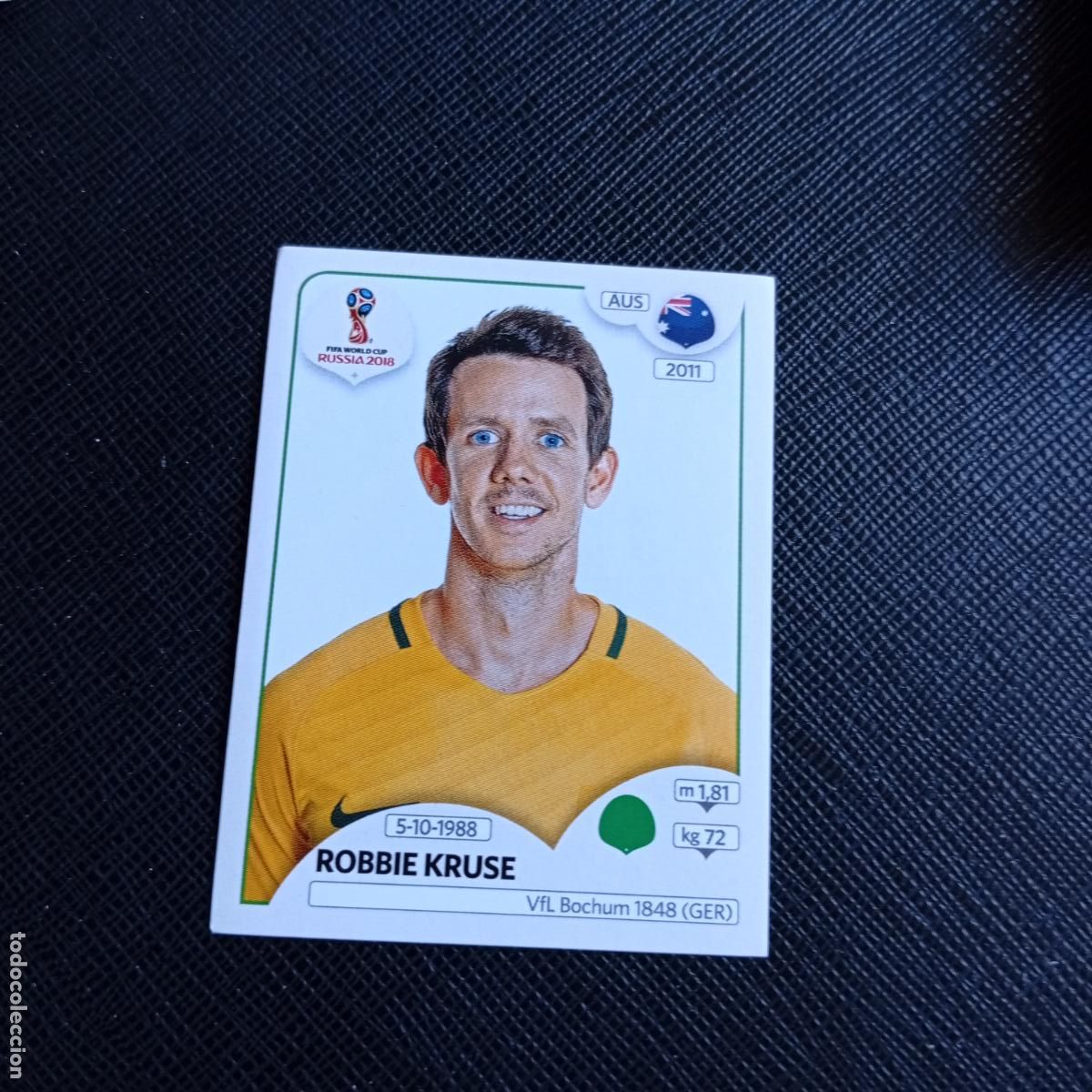 Cromos de f&uacute;tbol: 231 ROBBIE KRUSE AUSTRALIA PANINI MUNDIAL RUSIA 2018 CROMO FUTBOL 18 - SIN PEGAR - /CJ2