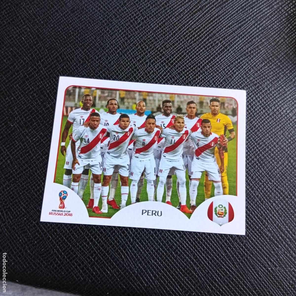 Figurine di Calcio: 233 ALINEACION PERU PANINI MUNDIAL RUSIA 2018 CROMO FUTBOL 18 - SIN PEGAR - /CJ2 .
