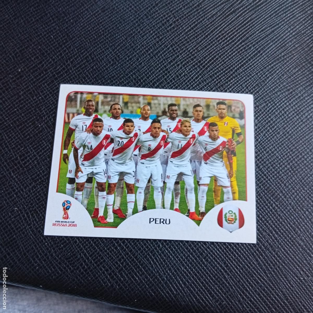Cromos de f&uacute;tbol: 233 ALINEACION PERU PANINI MUNDIAL RUSIA 2018 CROMO FUTBOL 18 - SIN PEGAR - /CJ2