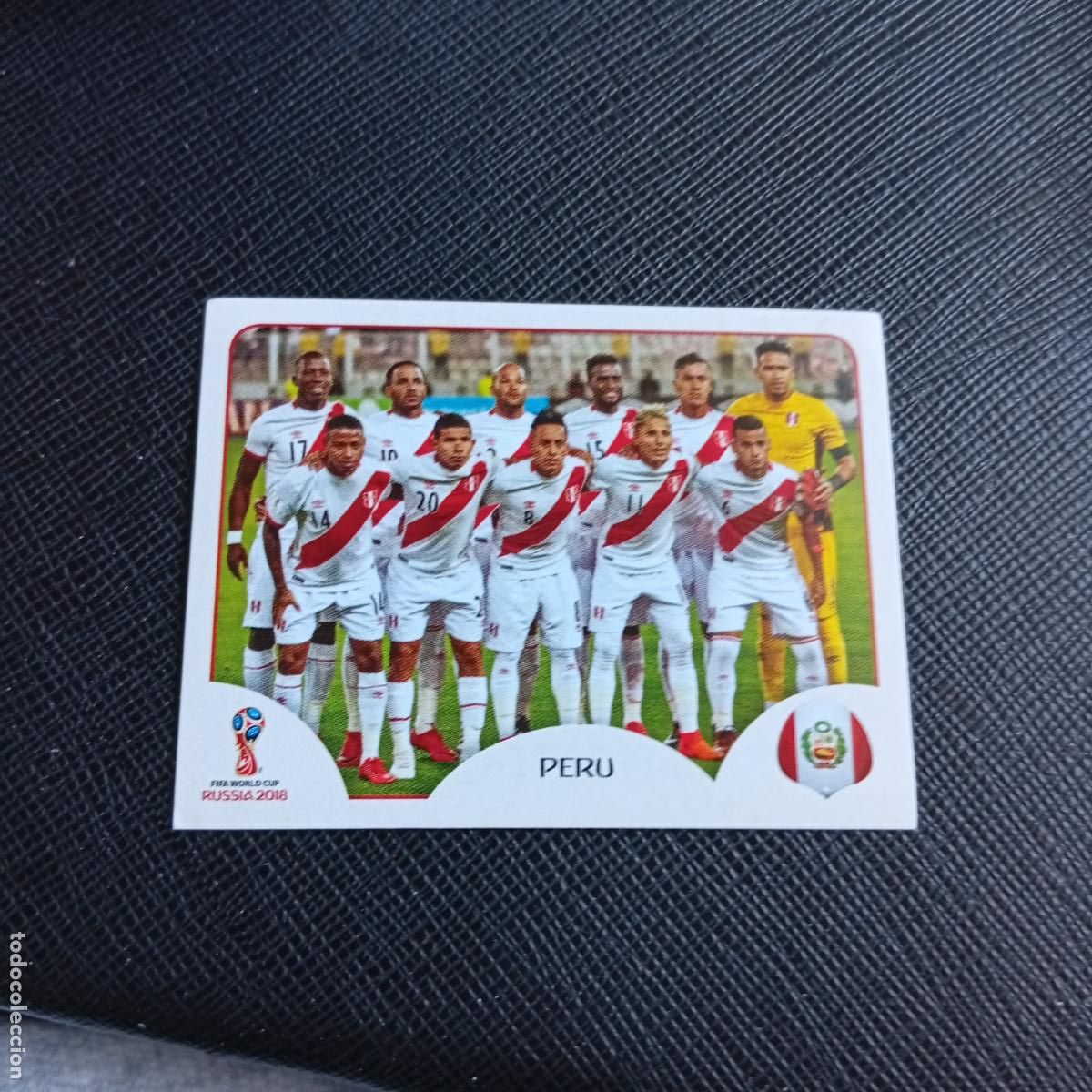 Cromos de f&uacute;tbol: 233 ALINEACION PERU PANINI MUNDIAL RUSIA 2018 CROMO FUTBOL 18 - SIN PEGAR - /CJ2 ..