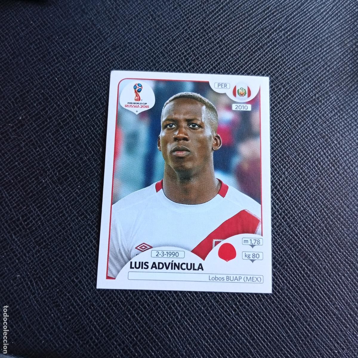 Cromos de f&uacute;tbol: 239 LUCAS ADVINCULA PERU PANINI MUNDIAL RUSIA 2018 CROMO FUTBOL 18 - SIN PEGAR - /CJ2 .