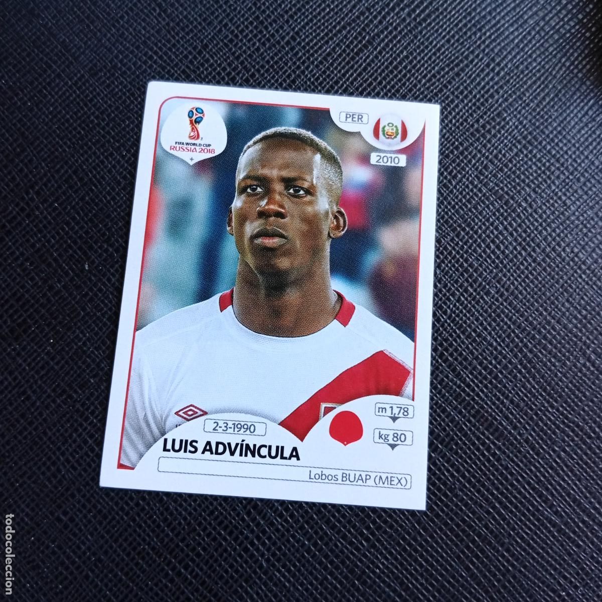 Cromos de f&uacute;tbol: 239 LUCAS ADVINCULA PERU PANINI MUNDIAL RUSIA 2018 CROMO FUTBOL 18 - SIN PEGAR - /CJ2 ..
