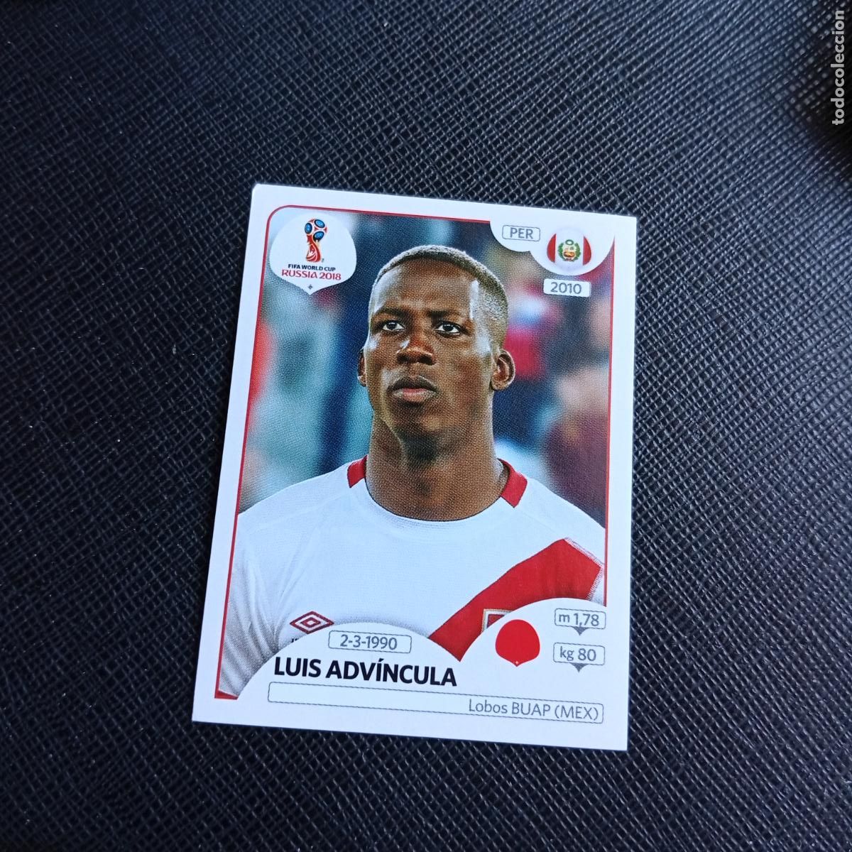 Cromos de f&uacute;tbol: 239 LUCAS ADVINCULA PERU PANINI MUNDIAL RUSIA 2018 CROMO FUTBOL 18 - SIN PEGAR - /CJ2 ....