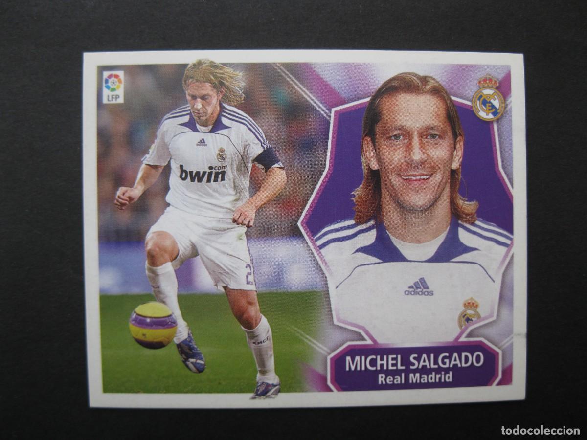 Cromos de f&uacute;tbol: MICHEL SALGADO (REAL MADRID) - CAMPEONATO DE LIGA 08/09 - EDICIONES ESTE - NUNCA PEGADO.