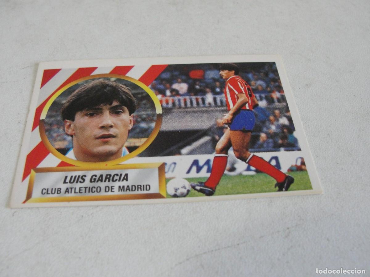 Cromos de f&uacute;tbol: LIGA ESTE 88 89 - LUIS GARCIA - ATLETICO DE MADRID 4 A - SIN PEGAR