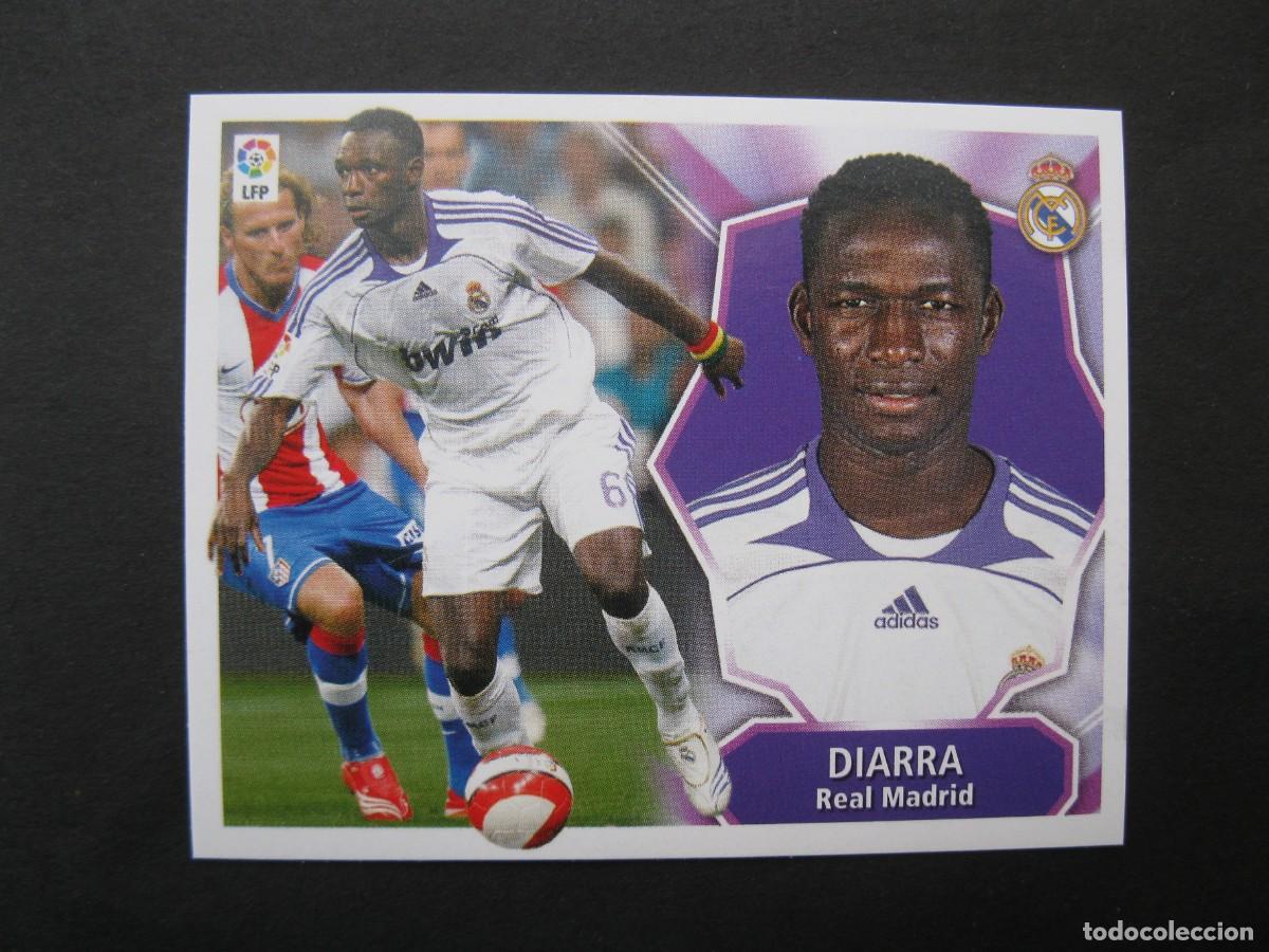 Cromos de f&uacute;tbol: DIARRA (REAL MADRID) - CAMPEONATO DE LIGA 08/09 - EDICIONES ESTE - NUNCA PEGADO.