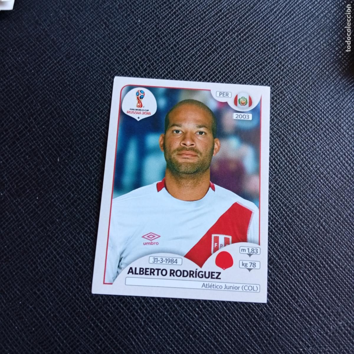 Cromos de f&uacute;tbol: 240 ALBERTO RODRIGUEZ PERU PANINI MUNDIAL RUSIA 2018 CROMO FUTBOL 18 - SIN PEGAR - /CJ2