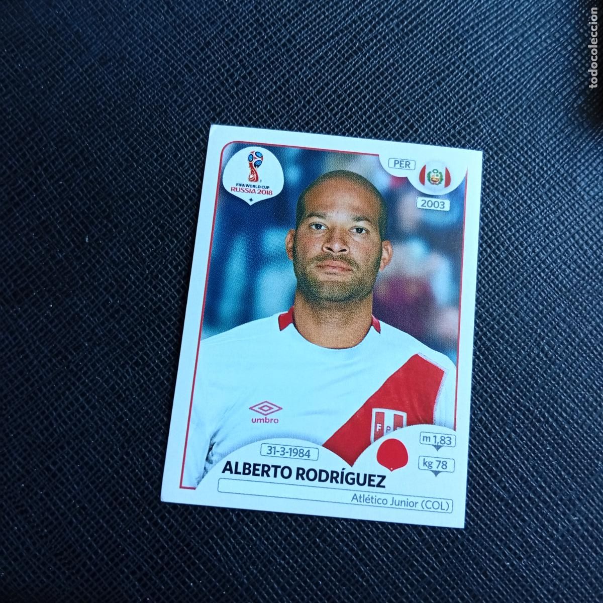 Cromos de f&uacute;tbol: 240 ALBERTO RODRIGUEZ PERU PANINI MUNDIAL RUSIA 2018 CROMO FUTBOL 18 - SIN PEGAR - /CJ2