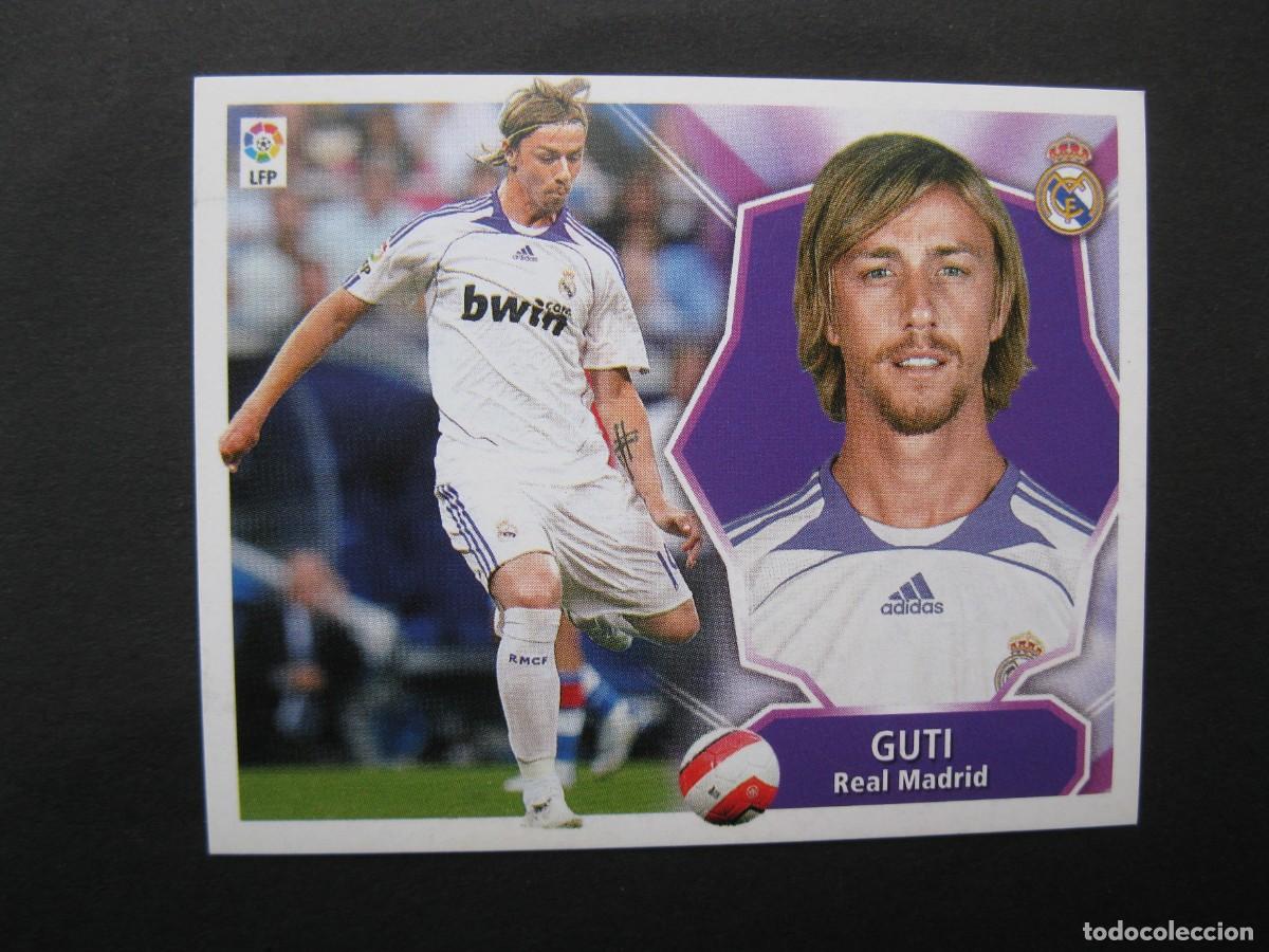 Fu&szlig;ball-Sticker: GUTI (REAL MADRID) - CAMPEONATO DE LIGA 08/09 - EDICIONES ESTE - NUNCA PEGADO.