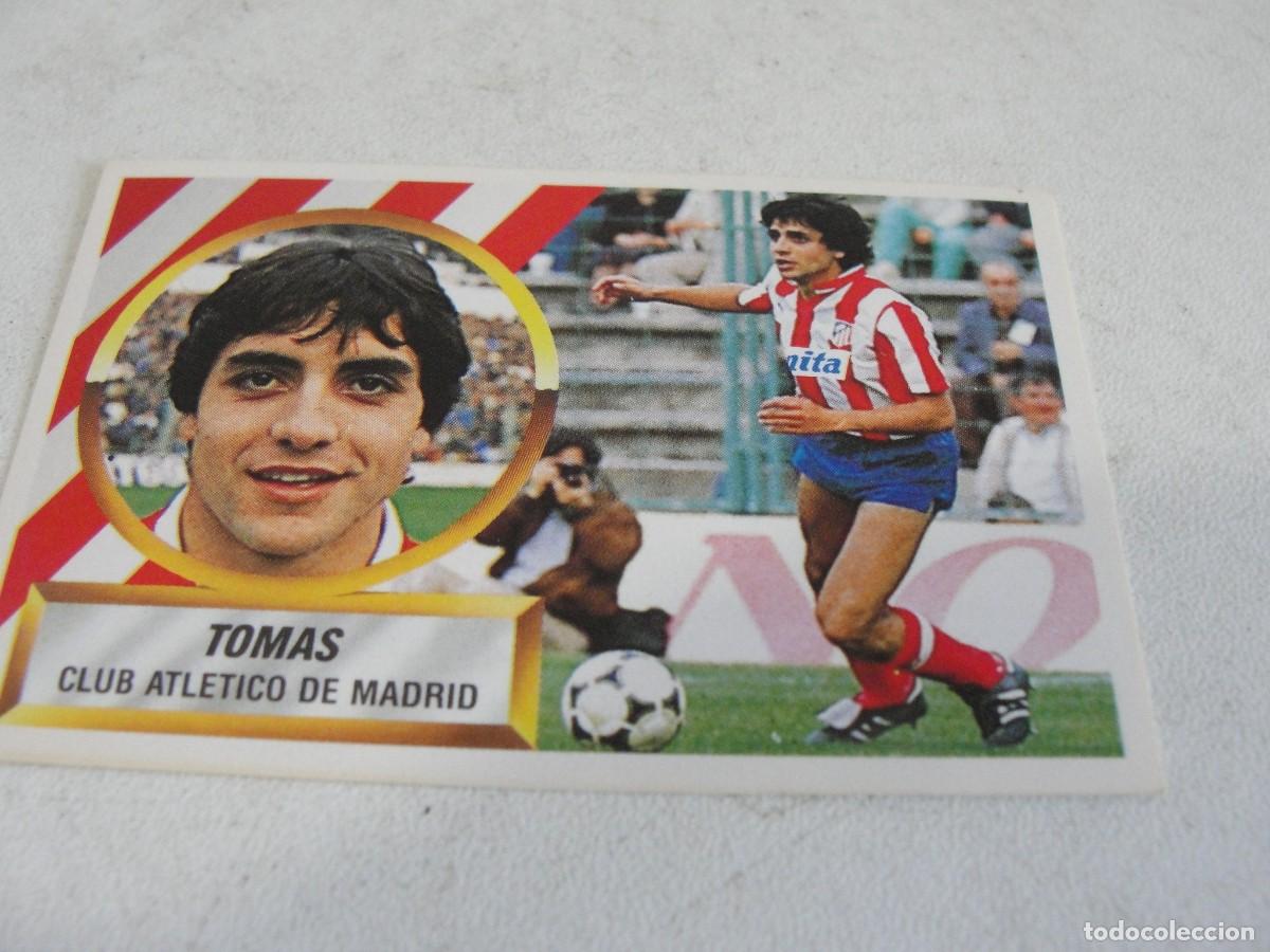 Fu&szlig;ball-Sticker: LIGA ESTE 88 89 - ATLETICO MADRID 3 - TOMAS RE&Ntilde;ONES - NUNCA PEGADO - IMPECABLE ESTADO