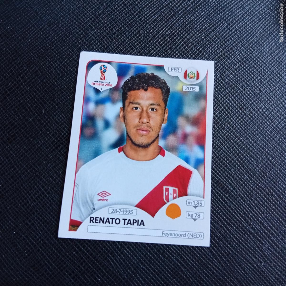 Cromos de f&uacute;tbol: 243 REANTO TAPIA PERU PANINI MUNDIAL RUSIA 2018 CROMO FUTBOL 18 - SIN PEGAR - /CJ2