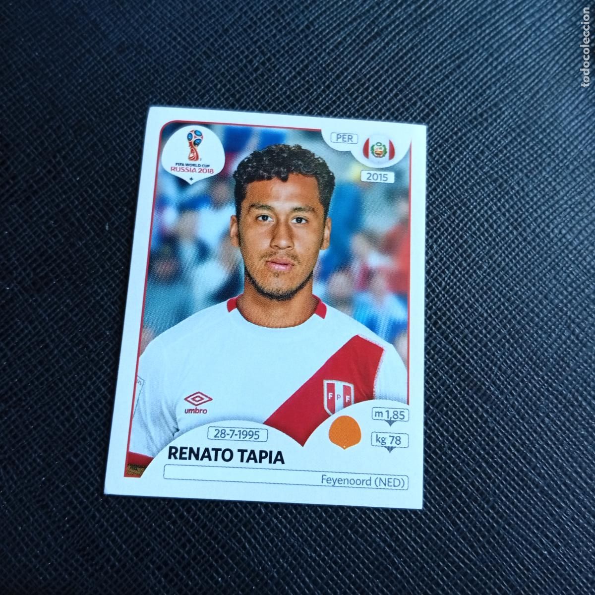 Cromos de f&uacute;tbol: 243 REANTO TAPIA PERU PANINI MUNDIAL RUSIA 2018 CROMO FUTBOL 18 - SIN PEGAR - /CJ2 .