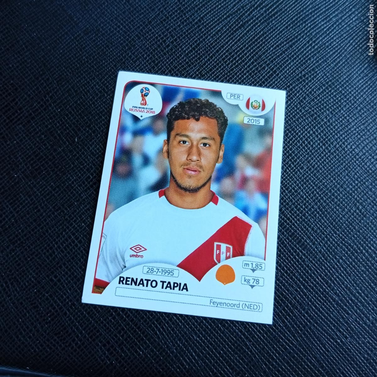 Cromos de f&uacute;tbol: 243 REANTO TAPIA PERU PANINI MUNDIAL RUSIA 2018 CROMO FUTBOL 18 - SIN PEGAR - /CJ2 ..