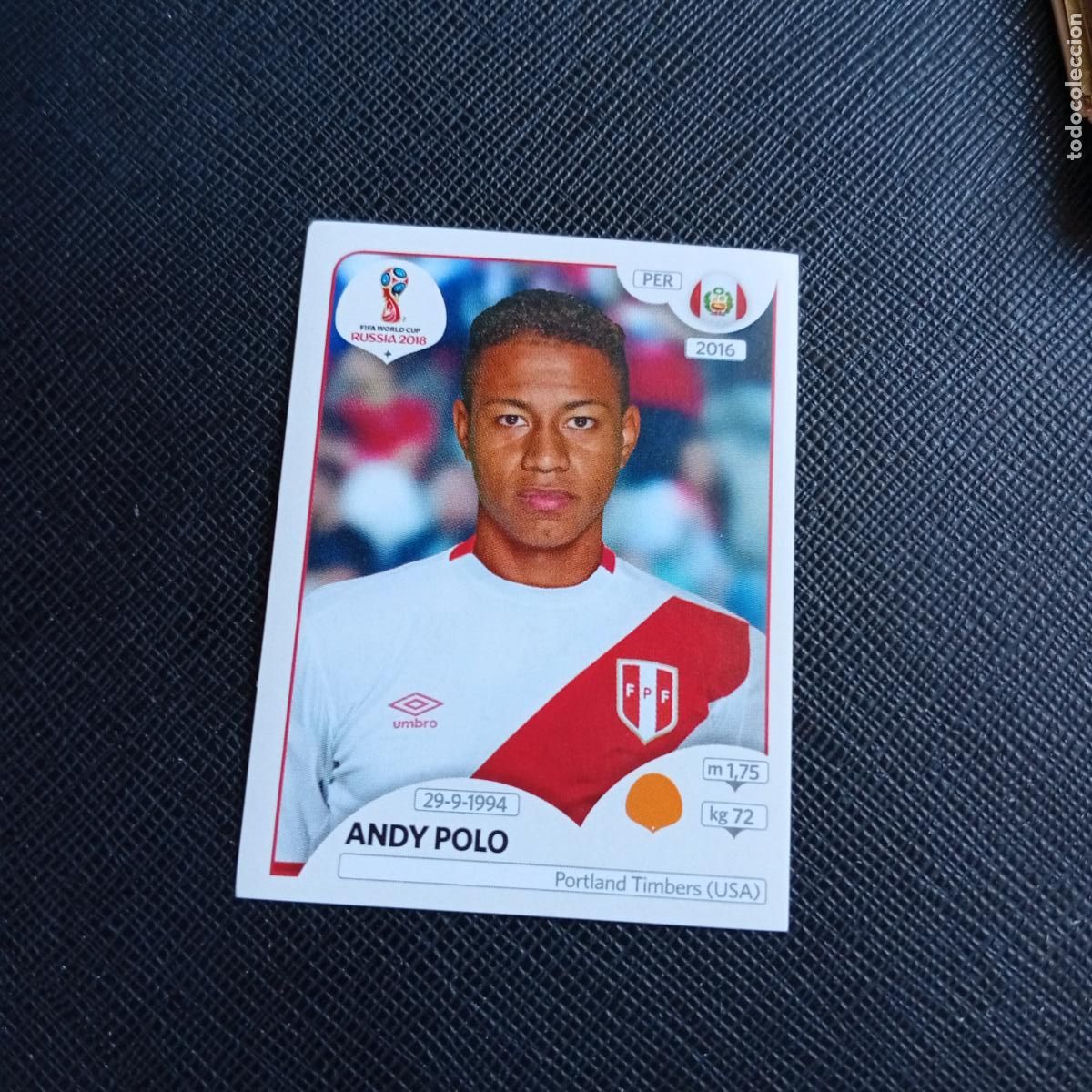 Cromos de f&uacute;tbol: 244 ANDY POLO PERU PANINI MUNDIAL RUSIA 2018 CROMO FUTBOL 18 - SIN PEGAR - /CJ2 .