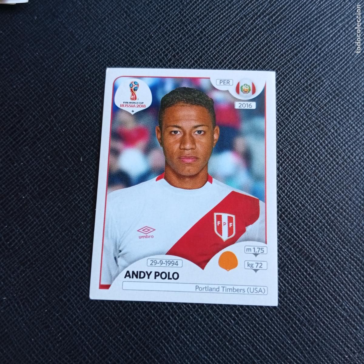 Cromos de f&uacute;tbol: 244 ANDY POLO PERU PANINI MUNDIAL RUSIA 2018 CROMO FUTBOL 18 - SIN PEGAR - /CJ2 ...