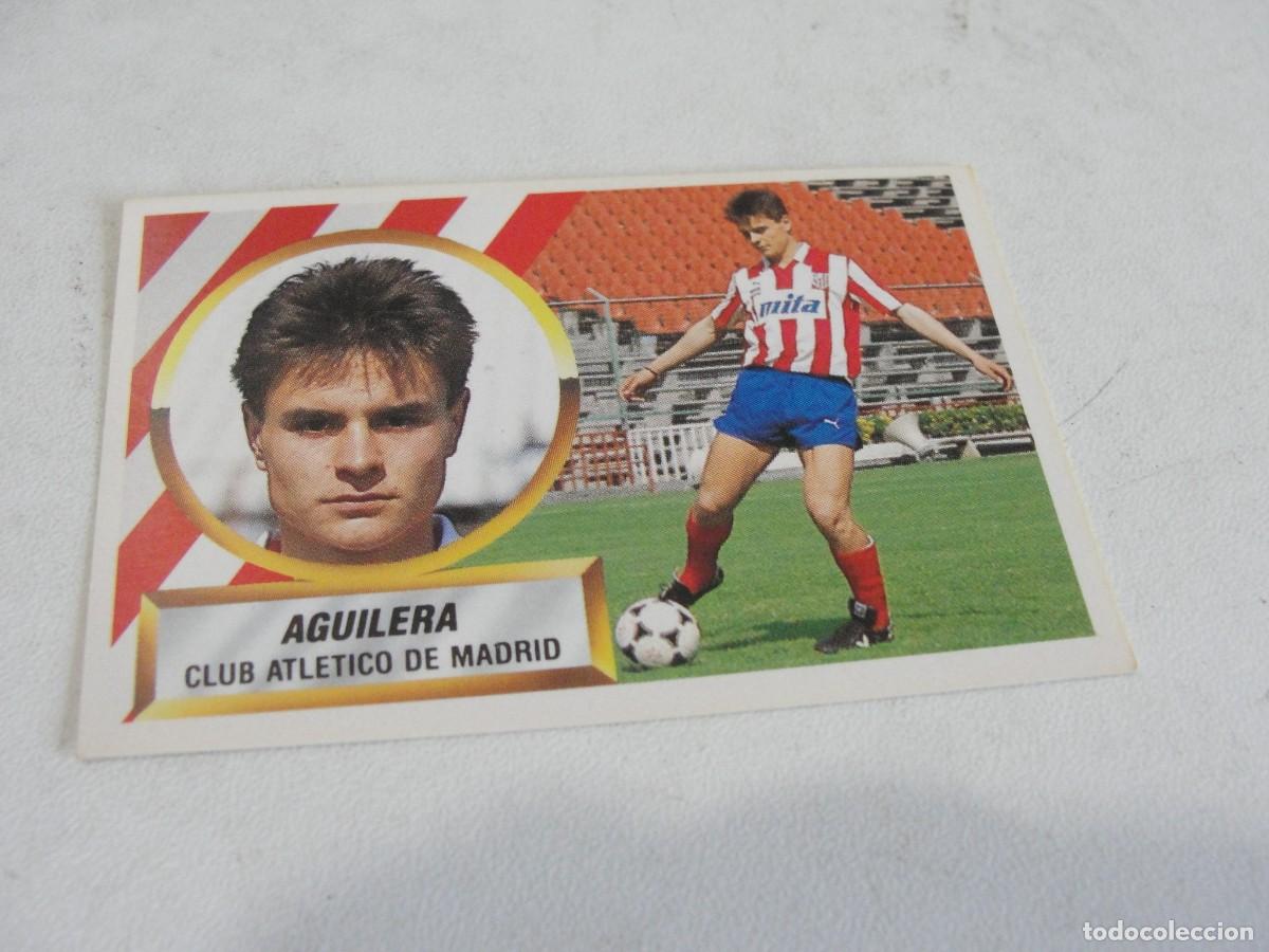 Cromos de f&uacute;tbol: LIGA ESTE 88 89 - ATLETICO DE MADRID 16 - AGUILERA - SIN PEGAR