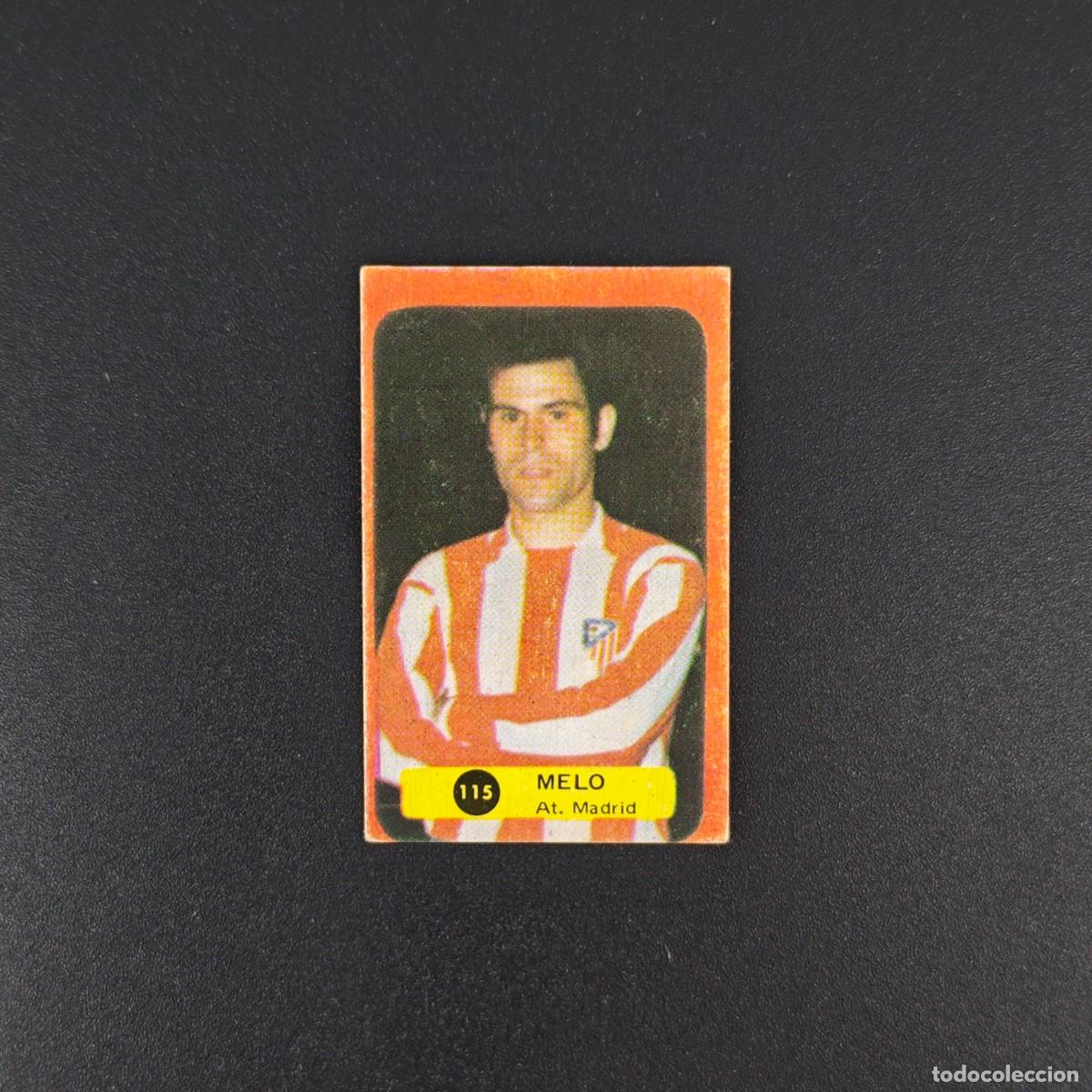 Cromos de f&uacute;tbol: CROMO DE FUTBOL GRAFIMUR SOLANO 75 76 1975 1976 MELO 115 ATLETICO MADRID DESPEGADO RA1026