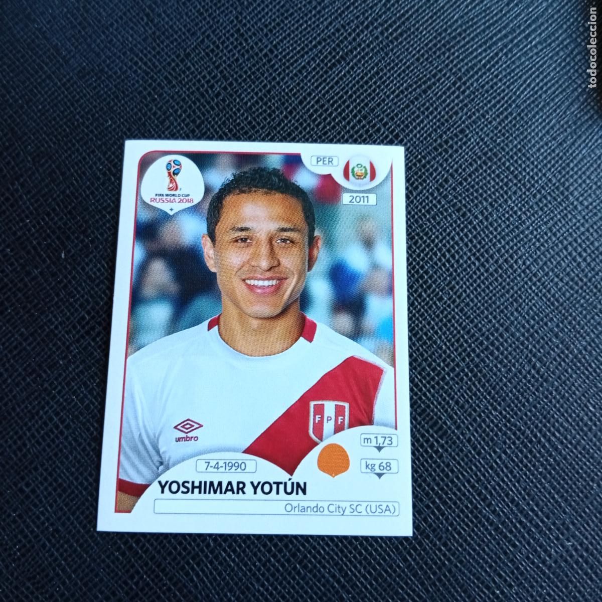 Cromos de f&uacute;tbol: 245 YOTUN PERU PANINI MUNDIAL RUSIA 2018 CROMO FUTBOL 18 - SIN PEGAR - /CJ2 .