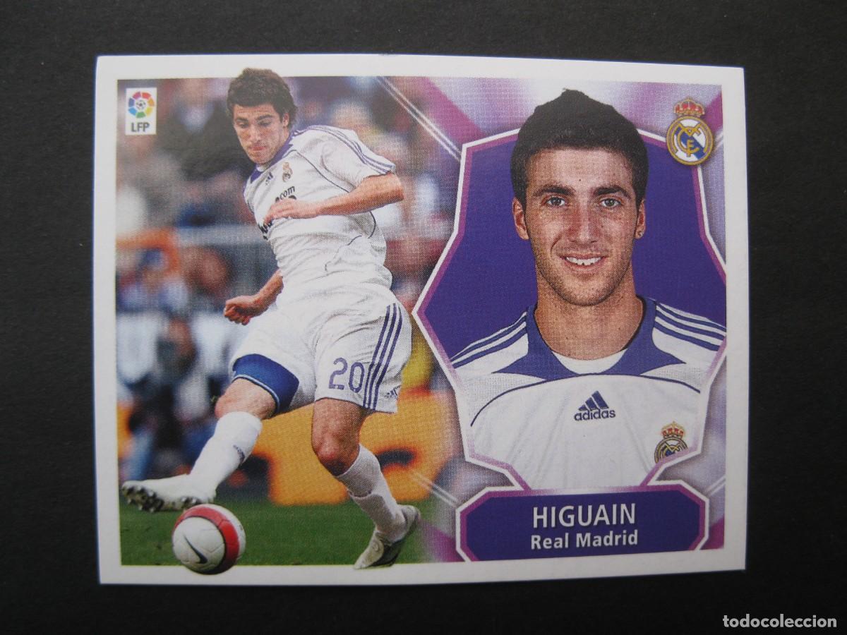 Cromos de f&uacute;tbol: HIGUAIN (REAL MADRID) - CAMPEONATO DE LIGA 08/09 - EDICIONES ESTE - NUNCA PEGADO.