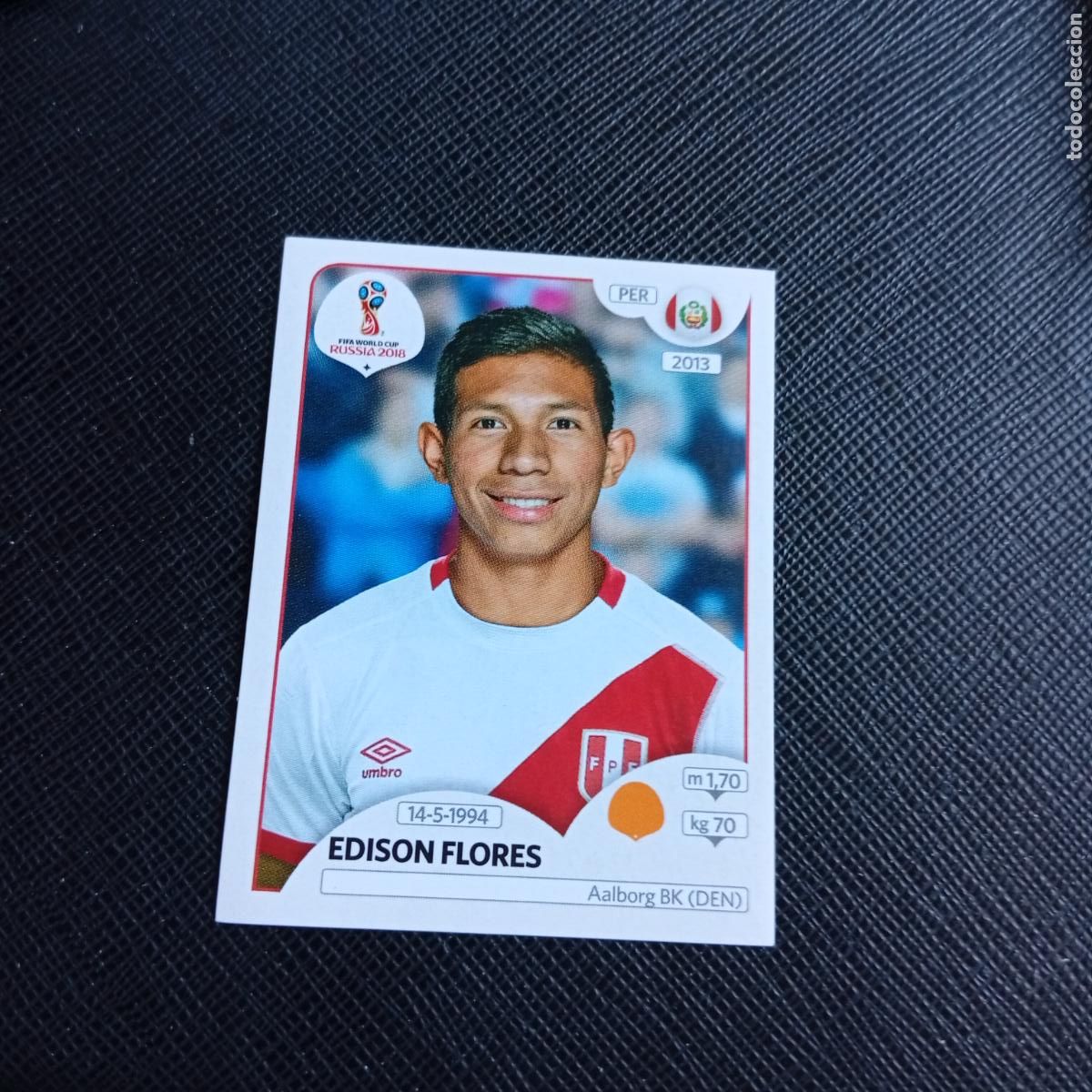 Cromos de f&uacute;tbol: 246 EDISON FLORES PERU PANINI MUNDIAL RUSIA 2018 CROMO FUTBOL 18 - SIN PEGAR - /CJ2