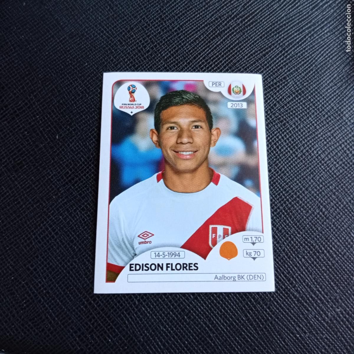 Cromos de f&uacute;tbol: 246 EDISON FLORES PERU PANINI MUNDIAL RUSIA 2018 CROMO FUTBOL 18 - SIN PEGAR - /CJ2