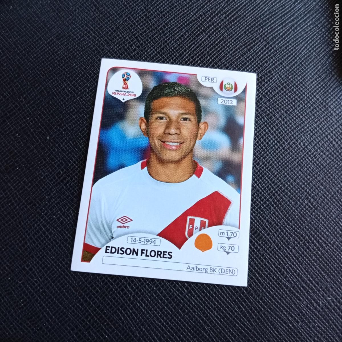 Cromos de f&uacute;tbol: 246 EDISON FLORES PERU PANINI MUNDIAL RUSIA 2018 CROMO FUTBOL 18 - SIN PEGAR - /CJ2 .