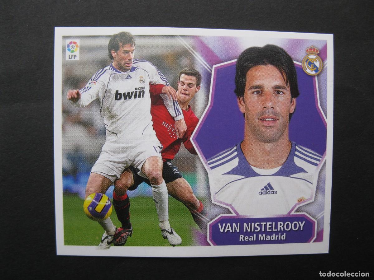 Cromos de f&uacute;tbol: VAN NISTELROOY (REAL MADRID) - CAMPEONATO DE LIGA 08/09 - EDICIONES ESTE - NUNCA PEGADO.