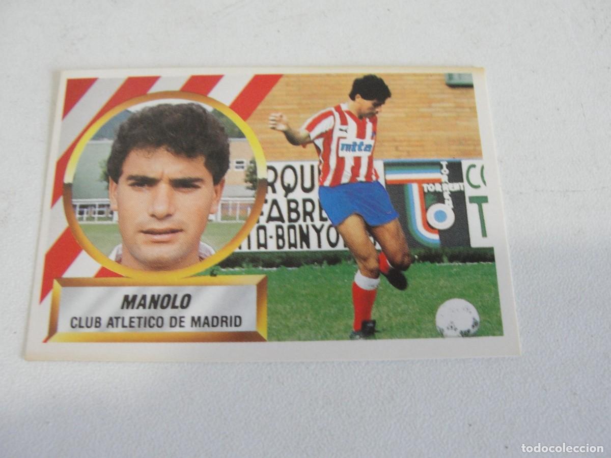 Cromos de f&uacute;tbol: LIGA ESTE 88 89 - ATLETICO DE MADRID N&ordm; 13 - MANOLO - NUNCA PEGADO - COMO NUEVO DE HOY