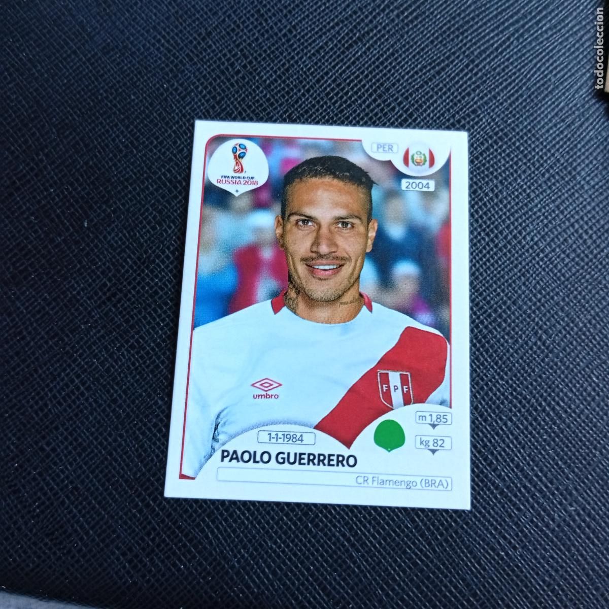 Cromos de f&uacute;tbol: 248 PAOLO GUERRERO PERU PANINI MUNDIAL RUSIA 2018 CROMO FUTBOL 18 - SIN PEGAR - /CJ2 ...
