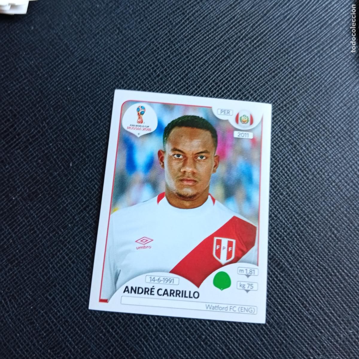 Cromos de Futebol: 251 ANDRE CARILLO PERU PANINI MUNDIAL RUSIA 2018 CROMO FUTBOL 18 - SIN PEGAR - /CJ2 ...