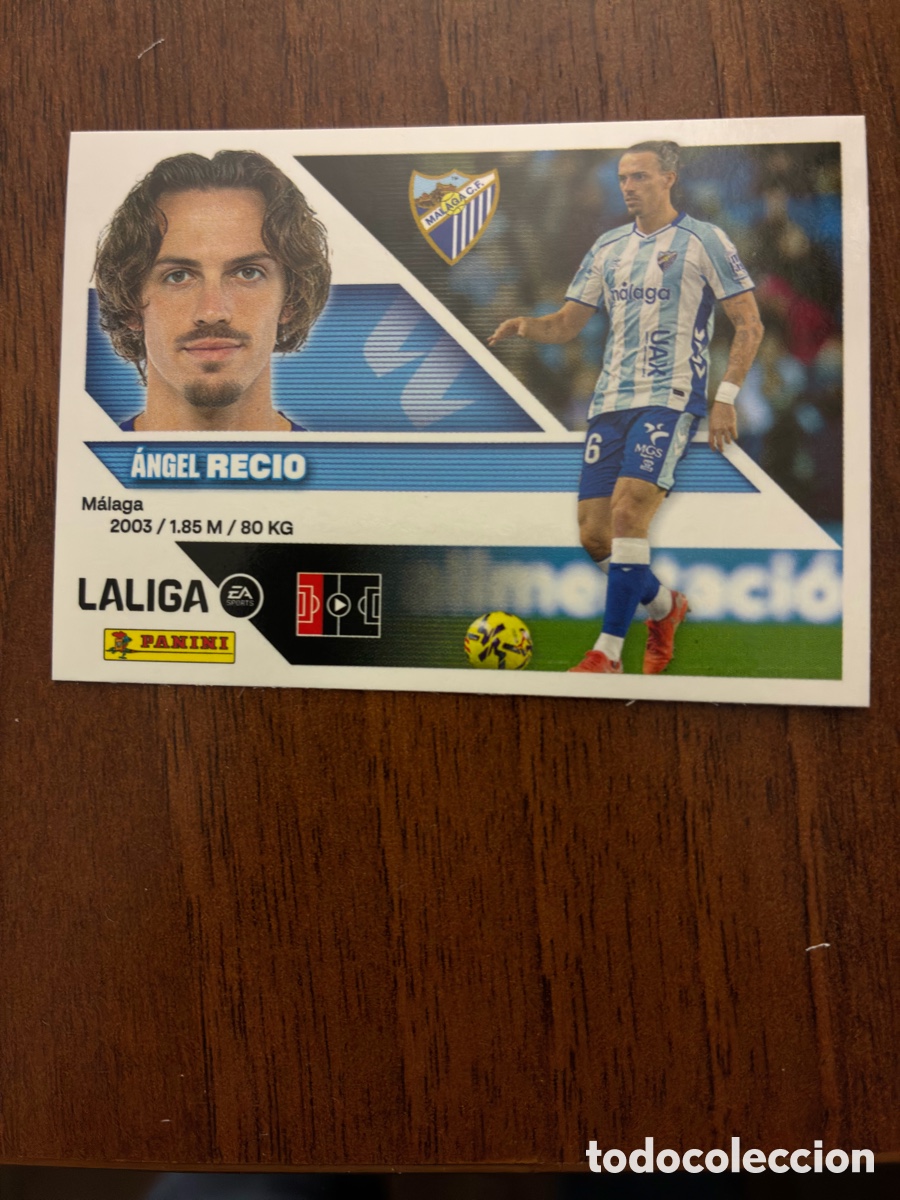 Cromos de Futebol: Cromo &Aacute;ngel Recio, N&ordm; 6 Bis, M&aacute;laga CF, Liga EA Sports 2026-27 (Panini / Colecciones Este) - Nuevo
