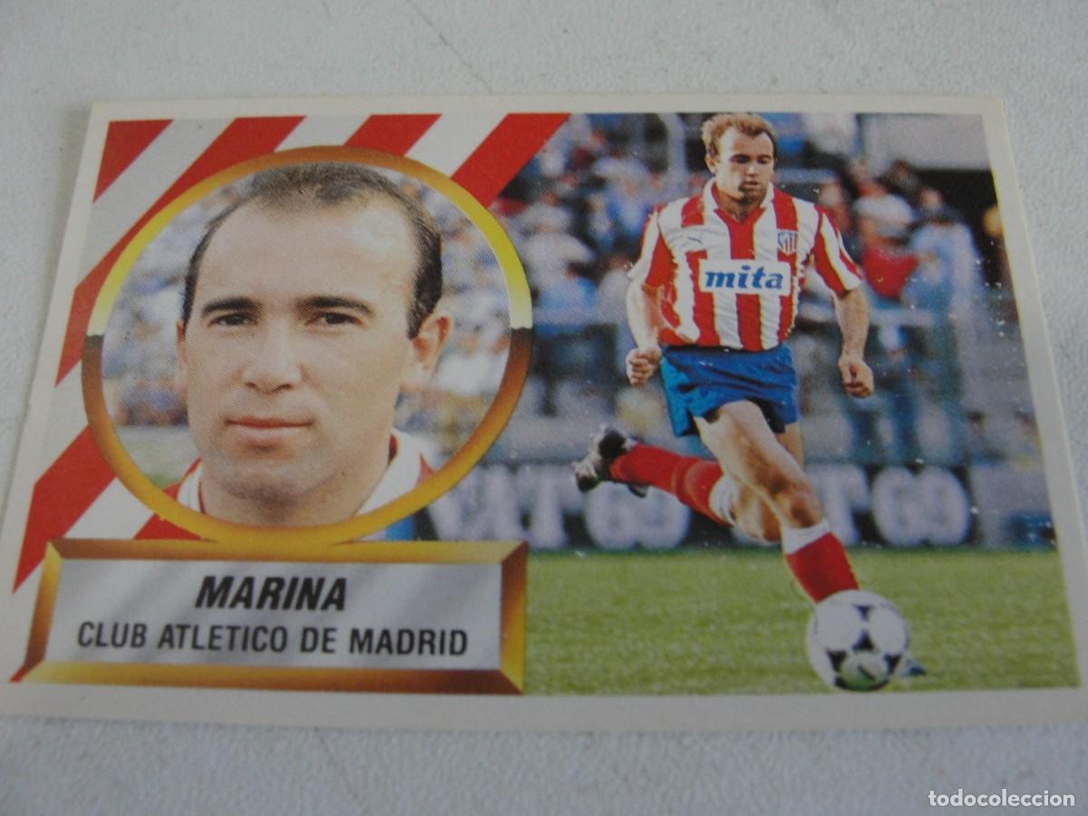 Cromos de f&uacute;tbol: LIGA ESTE 88 89 - ATLETICO DE MADRID N&ordm; 10 - SIMON MARINA - NUNCA PEGADO - CON ASTERISCO #
