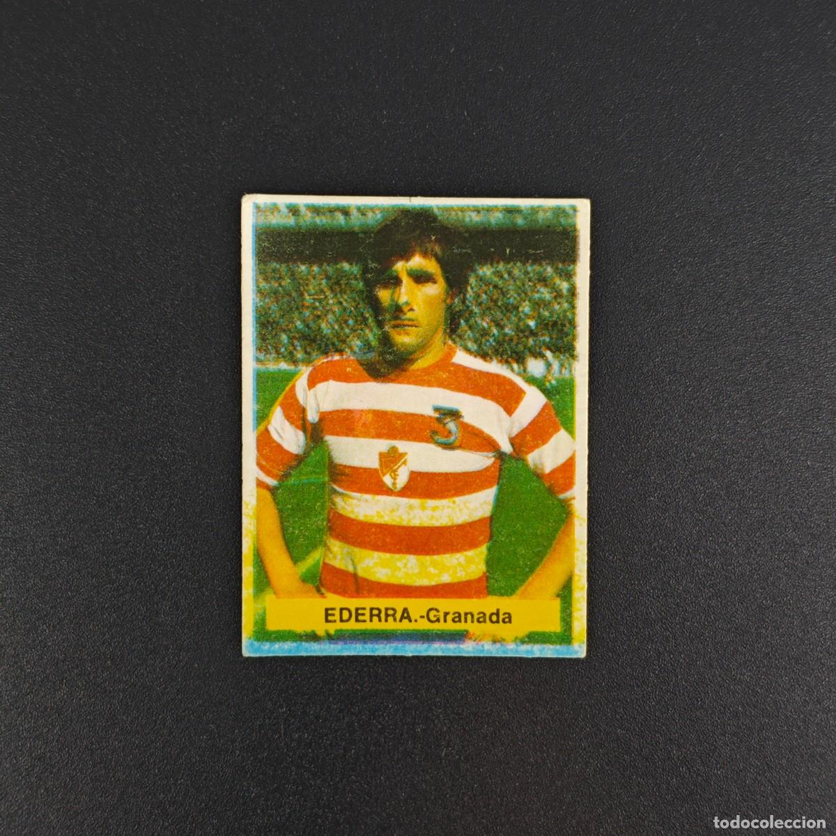 Cromos de f&uacute;tbol: CROMO FUTBOL FINI 75 76 1975 1976 NUNCA PEGADO SIN PEGAR EDERRA GRANADA RA1026