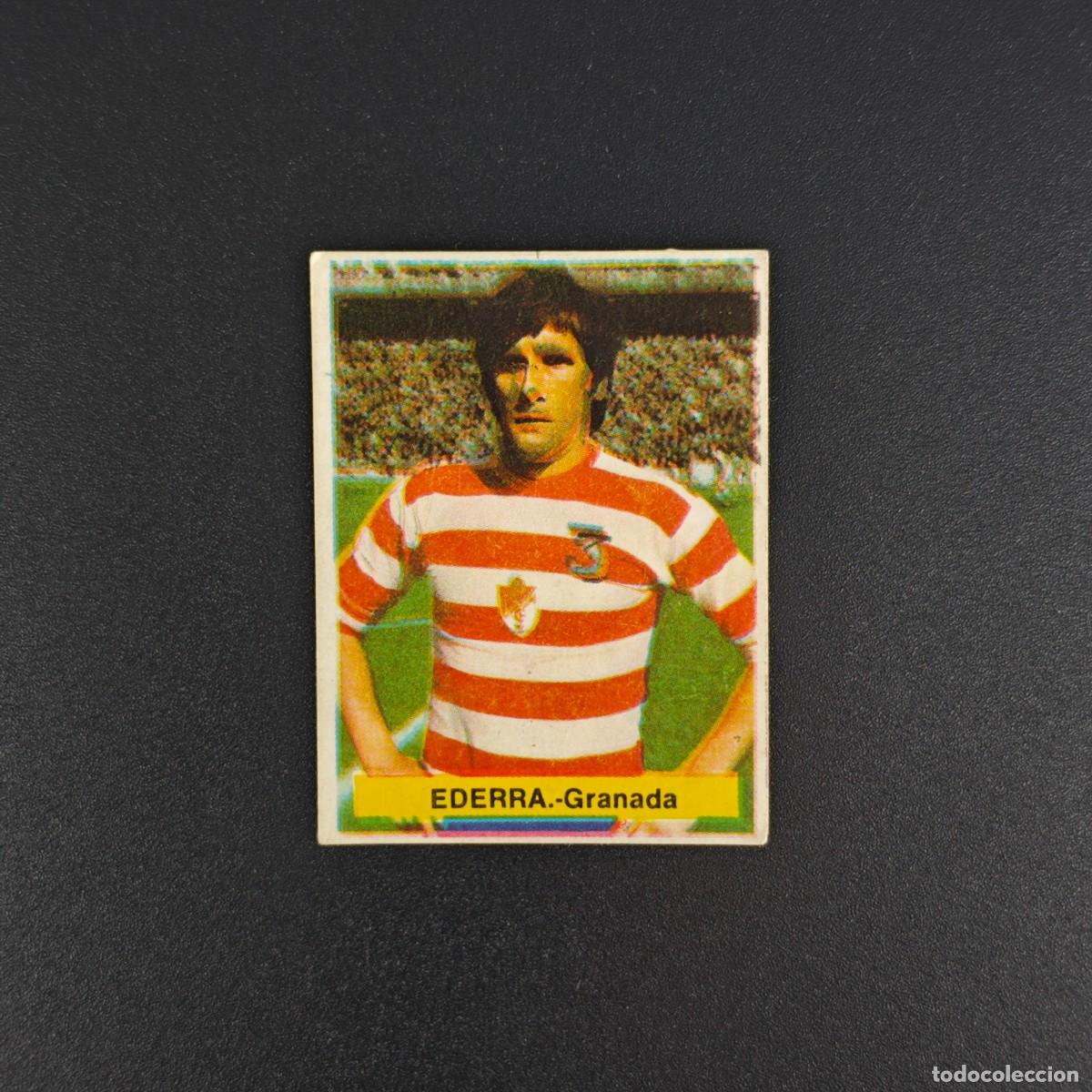 Cromos de f&uacute;tbol: CROMO FUTBOL FINI 75 76 1975 1976 NUNCA PEGADO SIN PEGAR EDERRA GRANADA RA1026