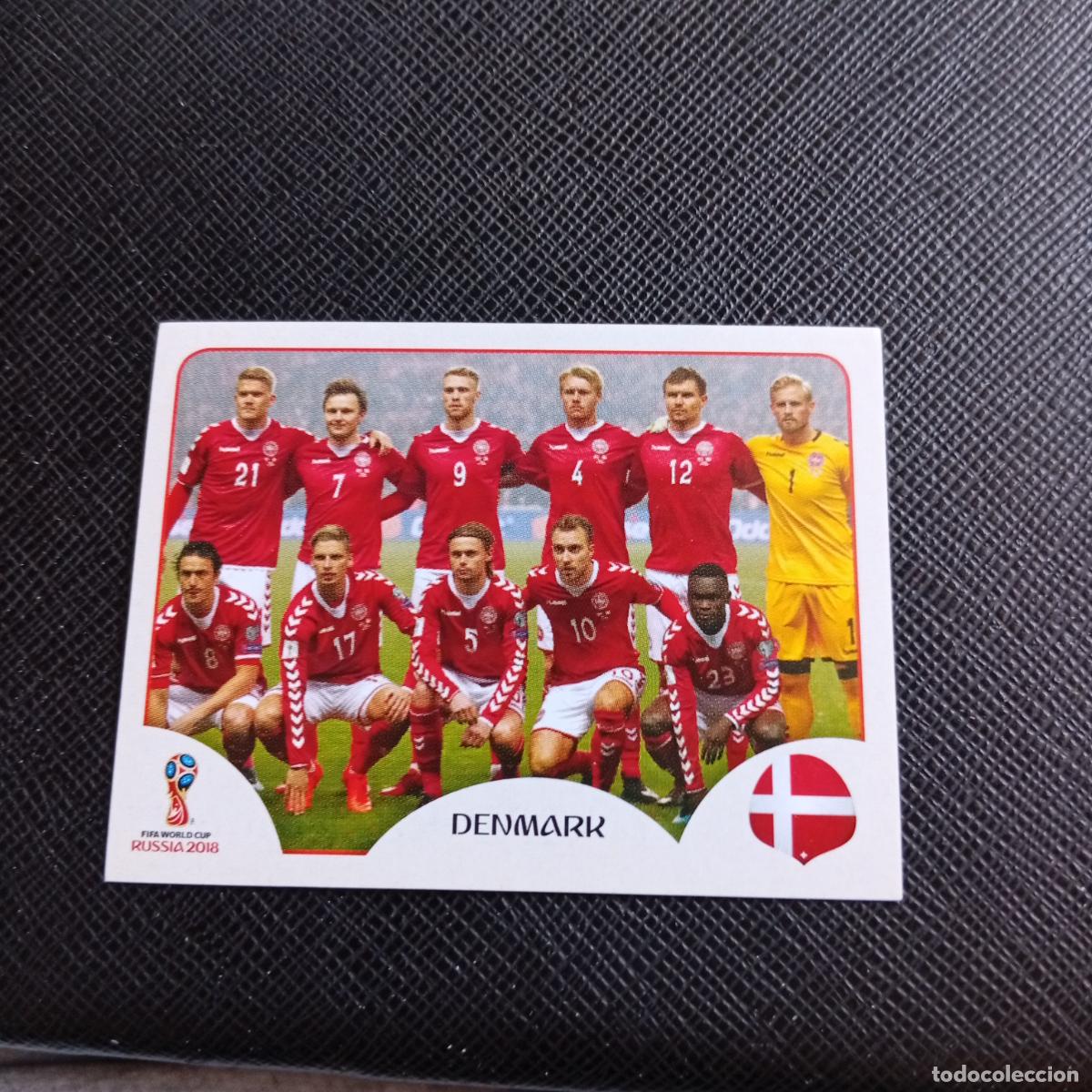 Cromos de f&uacute;tbol: 253 ALINEACION DINAMARCA PANINI MUNDIAL RUSIA 2018 CROMO FUTBOL 18 - SIN PEGAR - /CJ2