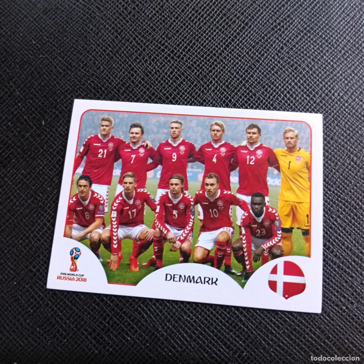 Cromos de f&uacute;tbol: 253 ALINEACION DINAMARCA PANINI MUNDIAL RUSIA 2018 CROMO FUTBOL 18 - SIN PEGAR - /CJ2