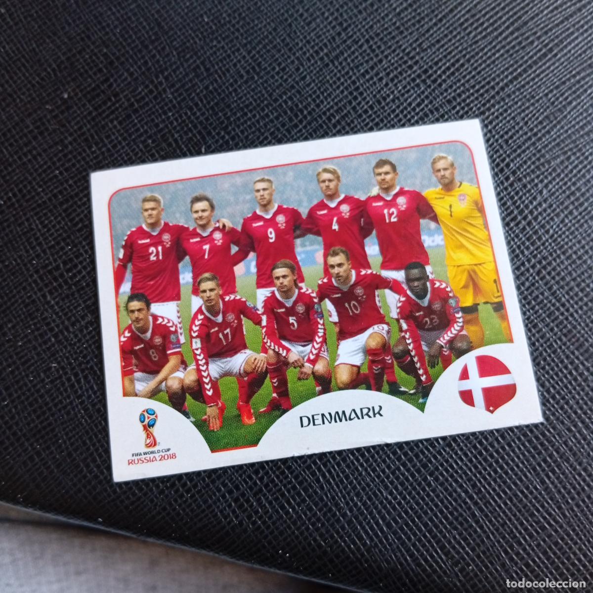 Cromos de f&uacute;tbol: 253 ALINEACION DINAMARCA PANINI MUNDIAL RUSIA 2018 CROMO FUTBOL 18 - SIN PEGAR - /CJ2