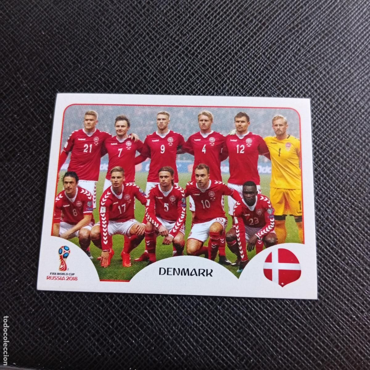 Cromos de f&uacute;tbol: 253 ALINEACION DINAMARCA PANINI MUNDIAL RUSIA 2018 CROMO FUTBOL 18 - SIN PEGAR - /CJ2 .