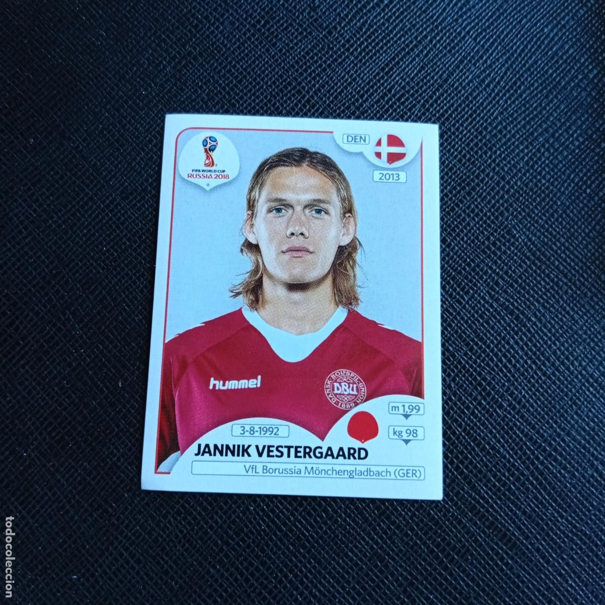 Cromos de f&uacute;tbol: 255 VESTERGAARD DINAMARCA PANINI MUNDIAL RUSIA 2018 CROMO FUTBOL 18 - SIN PEGAR - /CJ2 ...