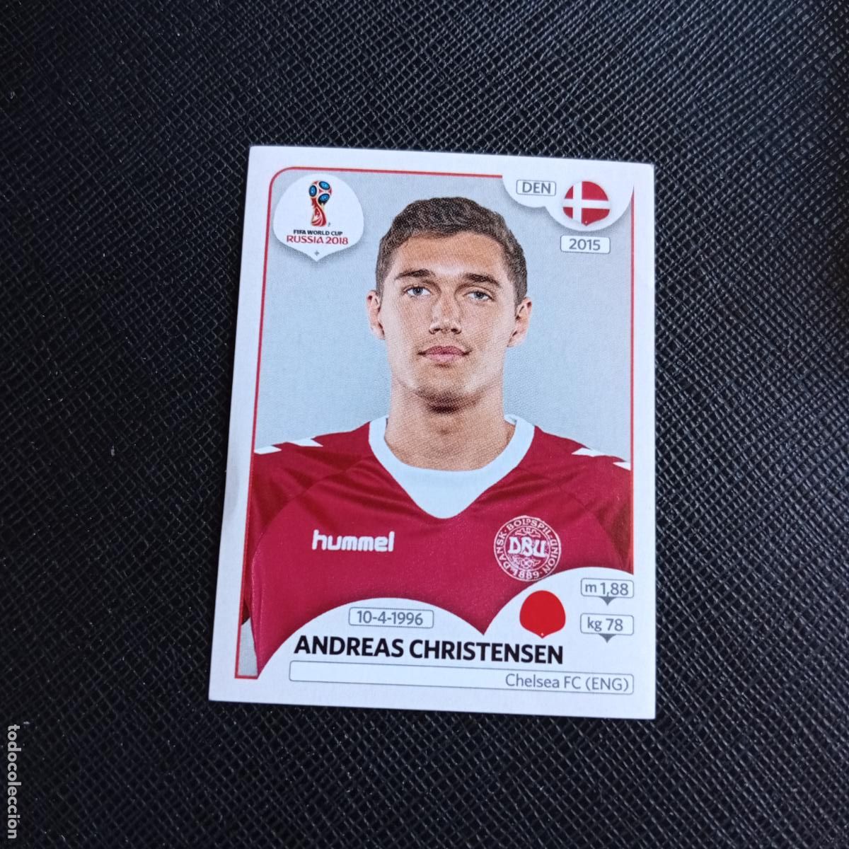 Cromos de f&uacute;tbol: 257 CHRISTENSEN DINAMARCA PANINI MUNDIAL RUSIA 2018 CROMO FUTBOL 18 - SIN PEGAR - /CJ2