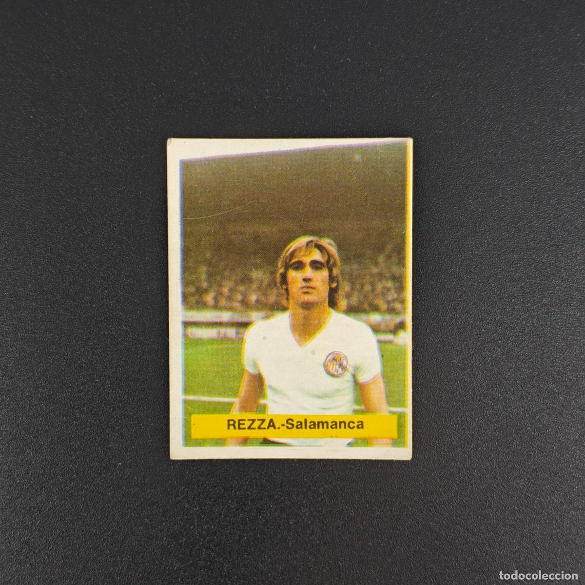 Cromos de f&uacute;tbol: CROMO FUTBOL FINI 75 76 1975 1976 NUNCA PEGADO SIN PEGAR REZZA SALAMANCA RA1026