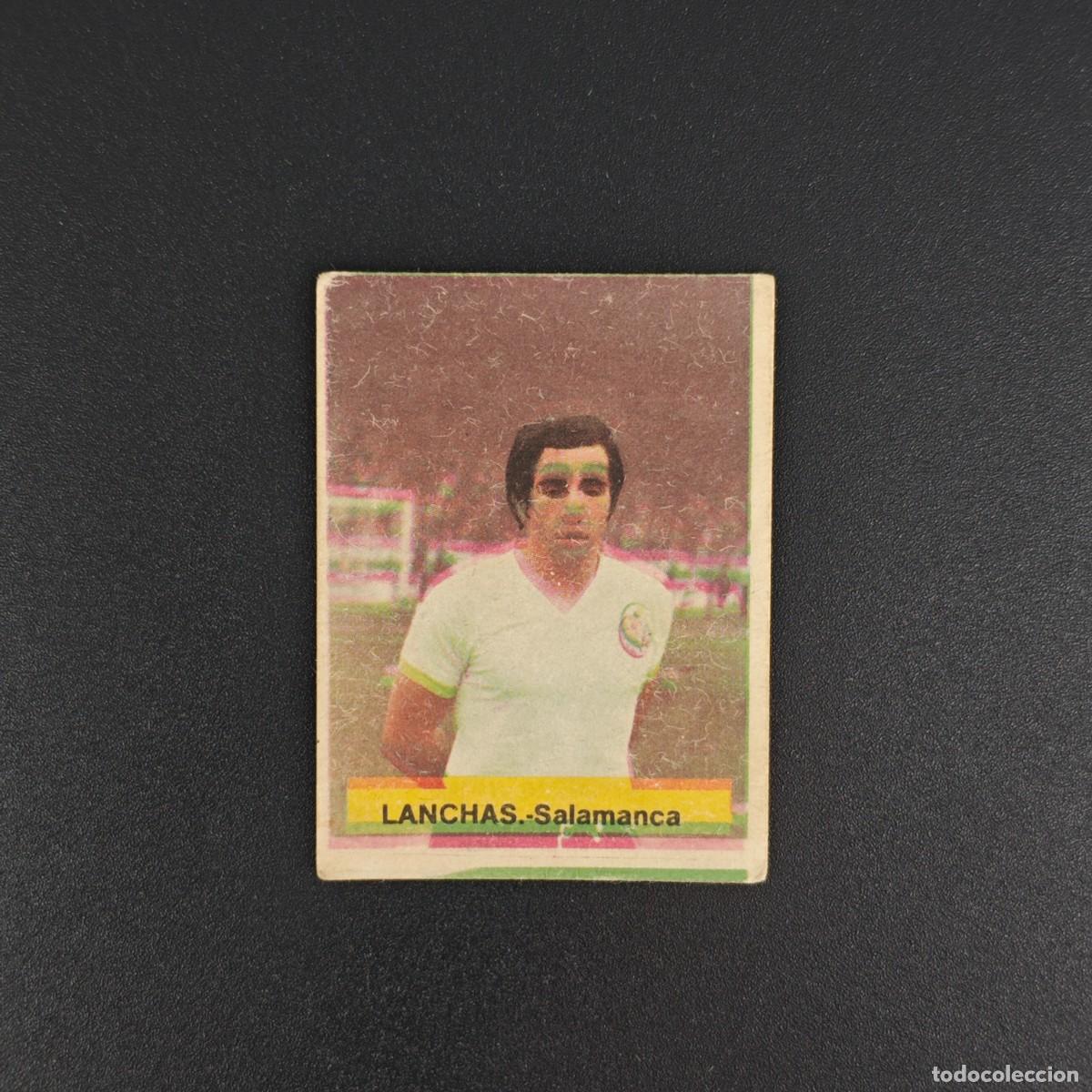 Cromos de f&uacute;tbol: CROMO FUTBOL FINI 75 76 1975 1976 NUNCA PEGADO SIN PEGAR LANCHAS SALAMANCA RA1026 LEER