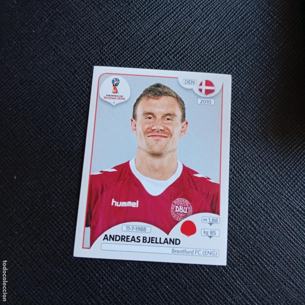 Cromos de f&uacute;tbol: 258 ANDREAS BJELLAND DINAMARCA PANINI MUNDIAL RUSIA 2018 CROMO FUTBOL 18 - SIN PEGAR - /CJ2 .