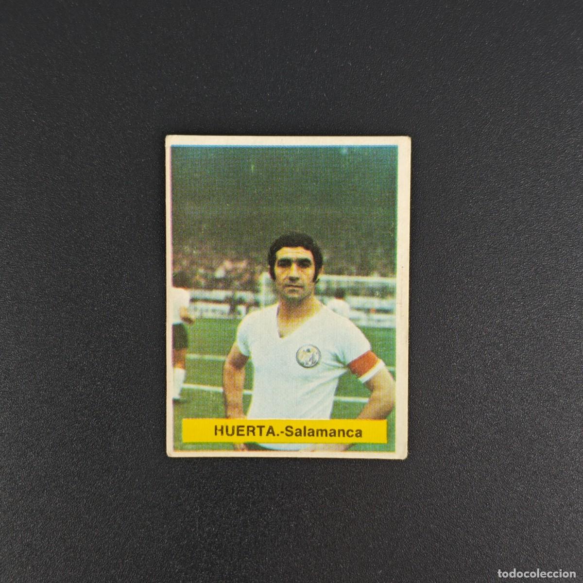 Cromos de f&uacute;tbol: CROMO FUTBOL FINI 75 76 1975 1976 NUNCA PEGADO SIN PEGAR HUERTA SALAMANCA RA1026
