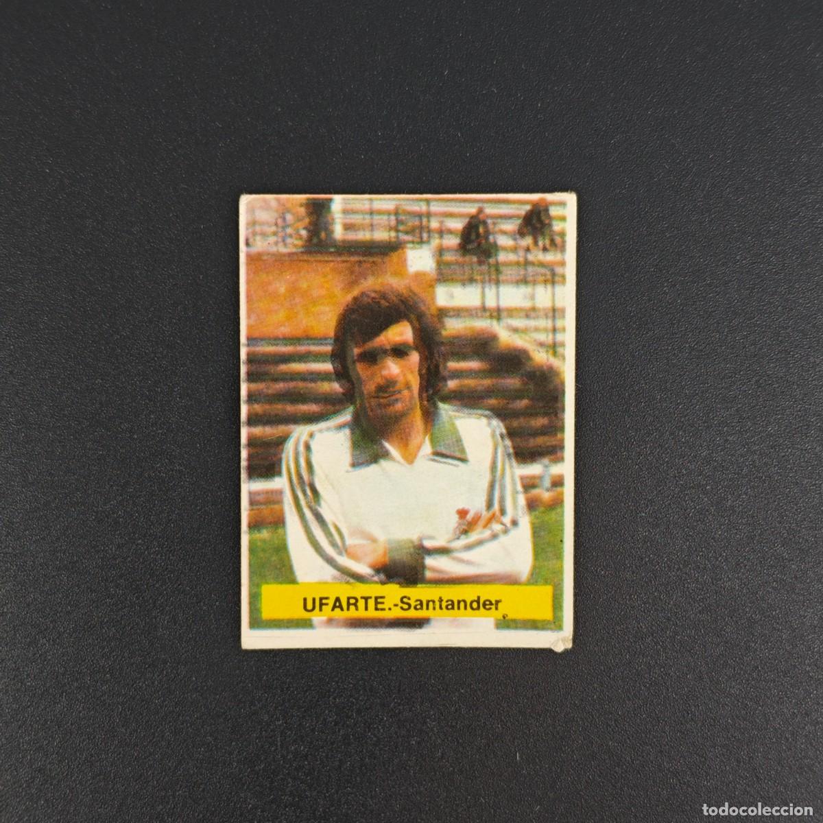 Cromos de f&uacute;tbol: CROMO FUTBOL FINI 75 76 1975 1976 NUNCA PEGADO SIN PEGAR UFARTE RACING SANTANDER RA1026