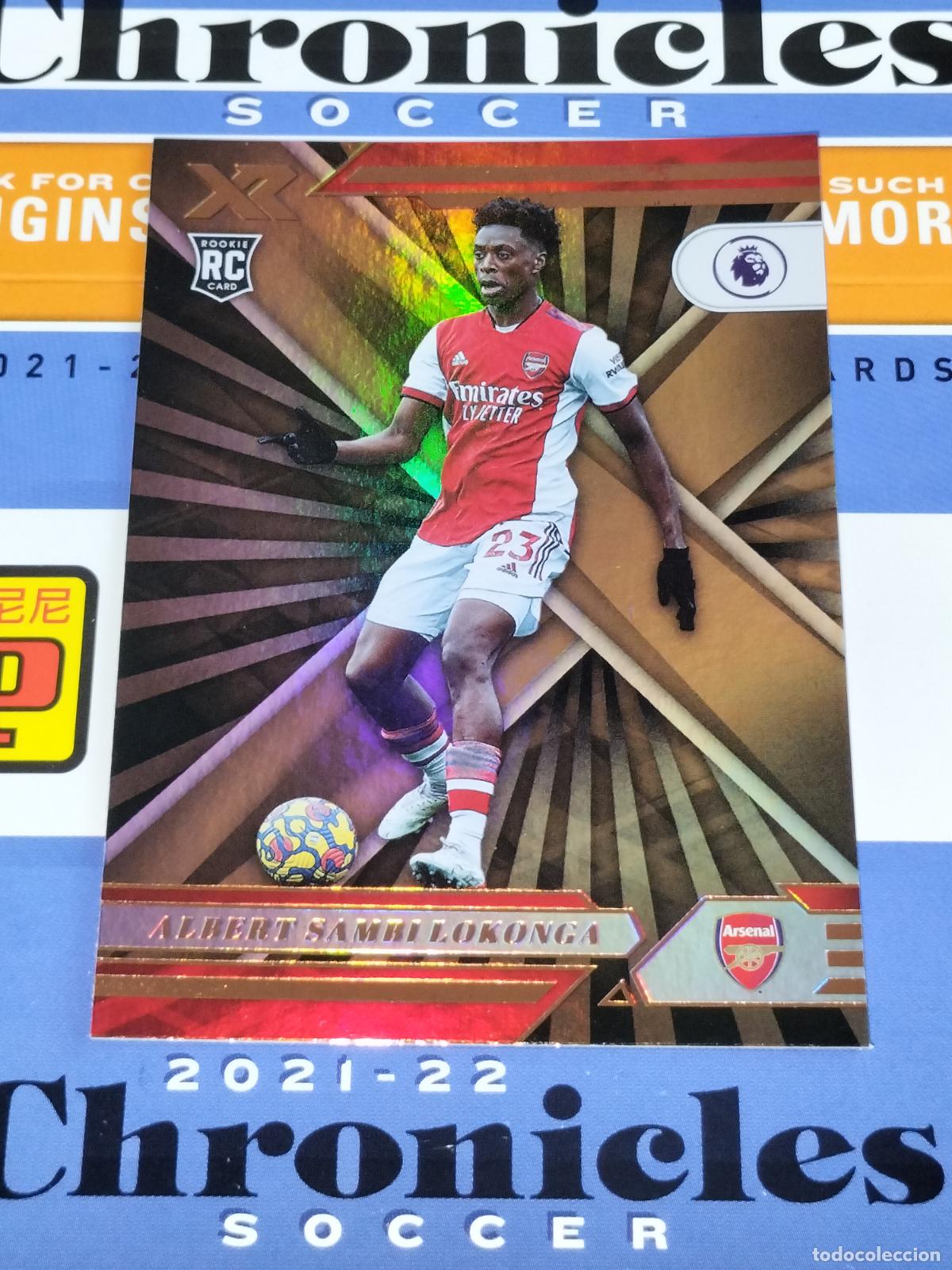 Cromos de Futebol: N&ordm; 101 ALBERT SAMBI LOKONGA ARSENAL CARD CHRONICLES XR PREMIER SOCCER 2021 2022 21 22 PANINI