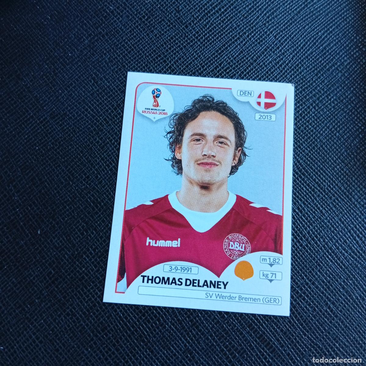 Football Stickers: 264 THOMAS DELANEY DINAMARCA PANINI MUNDIAL RUSIA 2018 CROMO FUTBOL 18 - SIN PEGAR - /CJ2 .